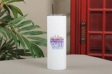 CLEARANCE - 2025 SuperNationals VIII 20 oz. White Water Bottle