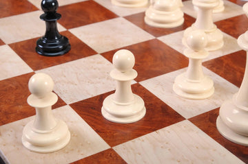 The Mammoth Ivory Selene Collector Series Luxury Chess Pieces - 4.4