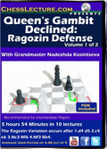 E-DVD Queen's Gambit Declined - Ragozin Defense - 2 DVDs - Chess Lecture - Volume 148