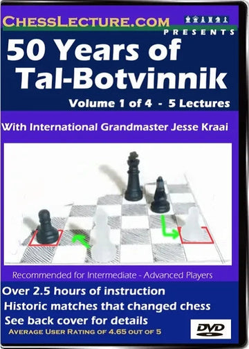 E-DVD 50 Years of Tal-Botvinnik - 4 DVD's - Chess Lecture - Volume 24