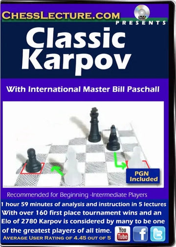 E-DVD Classic Karpov - Chess Lecture - Volume 161