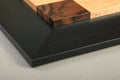 Walnut Burl, Genuine Ebony & Bird's Eye Maple Custom Contemporary II Chess Board
