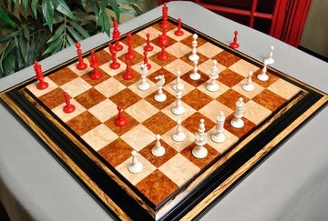 The Selenus Luxury Bone Chess Pieces - 4.0