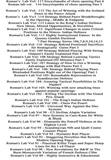 The Complete Roman's Lab on DVD - VOLUMES 1-117 - 5 DVDs