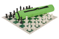 Quiver Chess Set Combination - Triple Weighted Regulation Pieces | Vinyl Chess Board | Quiver Bag