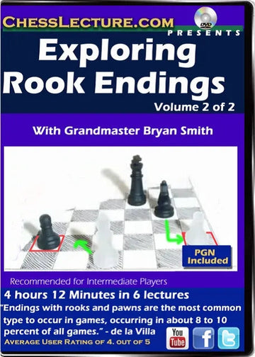 E-DVD Exploring Rook Endgames - Chess Lecture - Volume 160 - 2 DVDs
