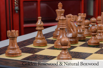 The American Staunton Chess Set, Box & Board Combination