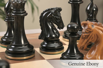 The Imperial Collector Series Luxury Chess Pieces with Brass Weighting - 4.4