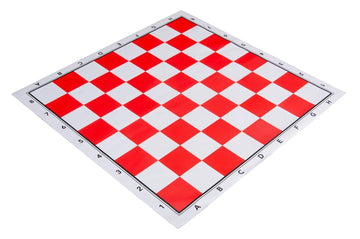 Red - Full Color Thin Mousepad Chess Board