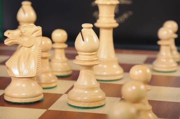 The Club Series Chess Set, Box, & Board Combination