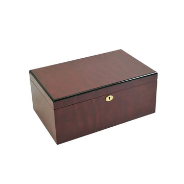 Large Bubinga Pattern Coffer Chess Box