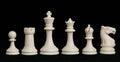 The Zurich Series Plastic Chess Pieces - 3.875