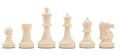 The Bobby Fischer Ultimate Tournament Series Plastic Chess Pieces - 3.75
