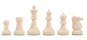 The Bobby Fischer Ultimate Tournament Series Plastic Chess Pieces - 3.75
