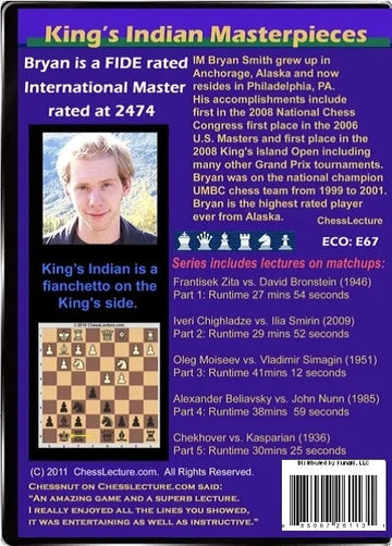 E-DVD King's Indian Masterpieces - Chess Lecture - Volume 27
