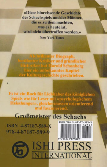 Die Grossmeister Des Schach - GERMAN EDITION