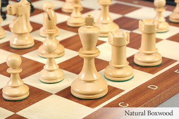 The B.H. Wood Tournament Series Wood Chess Set, Box, & Board Combination