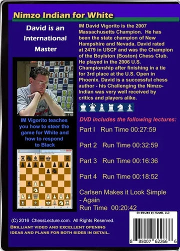 E-DVD Nimzo Indian for White - Chess Lecture - Volume 154