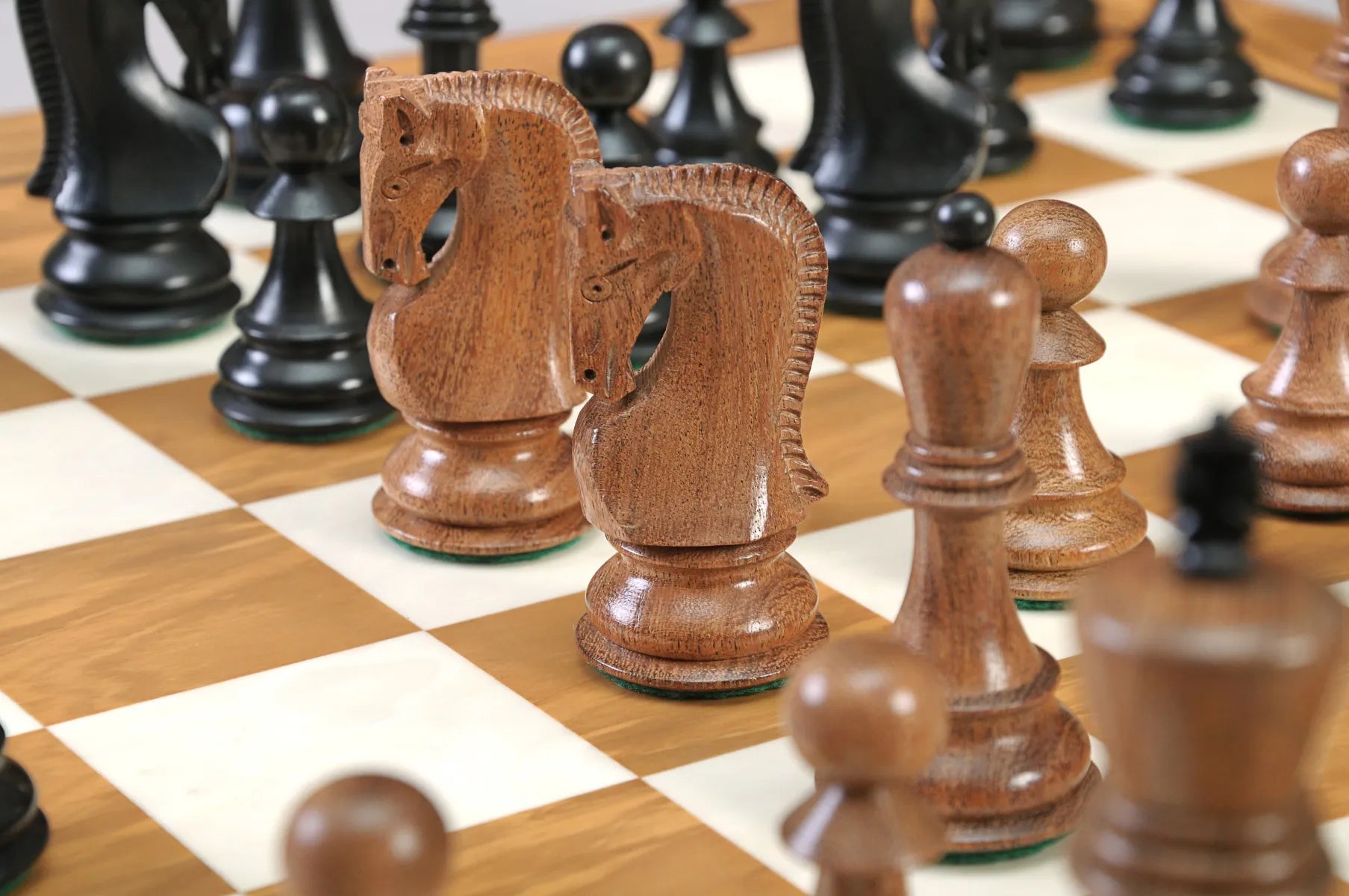 CLEARANCE - The Zagreb Elite Series Chess Pieces - 3.875