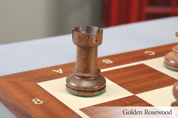 The B.H. Wood Tournament Series Wood Chess Set, Box, & Board Combination