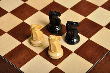 Montgoy Palisander and Bird's Eye Maple Standard Traditional Chess Board