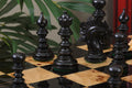 The Savano Series Artisan Wood Chess Pieces - 4.4