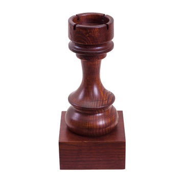 Decorative Wood Chess Piece - Rook