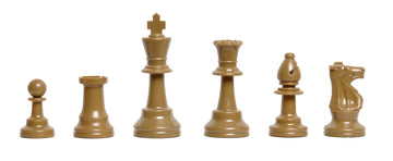 4 Player Chess Set Combination - Single Weighted Regulation Colored Chess Pieces & 4 Player Vinyl Chess Board