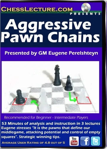 E-DVD Aggressive Pawn Chains - Chess Lecture - Volume 87