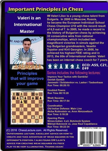 Important Principles in Chess - Chess Lecture - Volume 156