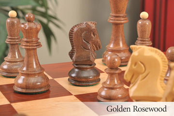 The Fischer Dubrovnik II Series Chess Pieces - 3.625