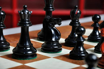 The Reykjavik II Series Prestige Chess Set, Box, & Board Combination