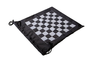 Regulation Tournament Chess Pieces and Cinch Chess Board Bag Combo - SINGLE WEIGHTED