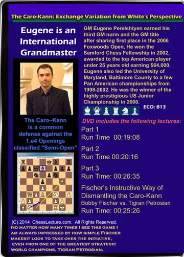 E-DVD The Caro-Kann Exchange Variation from White's Perspective - Chess Lecture Volume 112