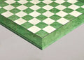 Greenwood and Bird's Eye Maple Standard Traditional Chess Board - Gloss Finish
