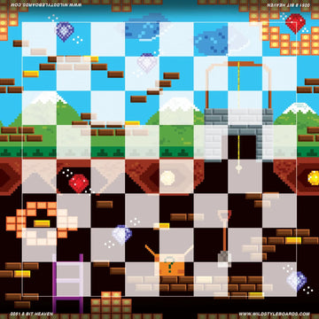 8 Bit Heaven - Full Color Vinyl Chess Board
