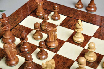 The French Lardy Series Chess Pieces - 3.75