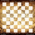 Vintage Map - Full Color Vinyl Chess Board