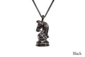 Caissa Collection Chess Pendant Necklace - KNIGHT