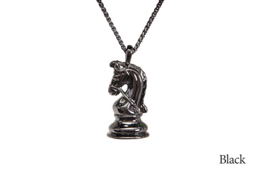 Caissa Collection Chess Pendant Necklace - KNIGHT
