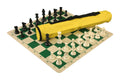 Quiver Chess Set Combination and Single Weighted Regulation Pieces | Silicone Chess Board | Quiver Bag