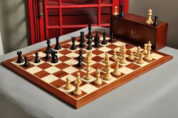 The Capablanca Chess Edition - Reykjavik II Series Chess Set and Board Combination