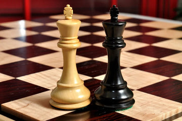 Signature Contemporary II Chess Board - Curly Maple / African Palisander - 2.5