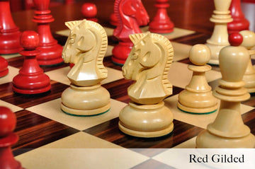 The Dubrovnik Series Gilded Chess Pieces - 3.75