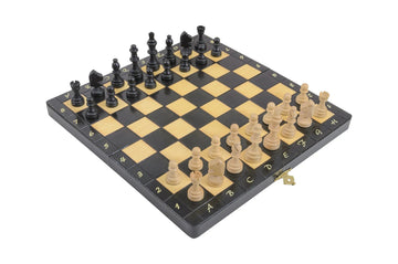 The Black Magnetic Chess Set