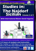 E-DVD Studies in: The Najdorf Sicilian - 2 DVDs - Chess Lecture - Volume 130