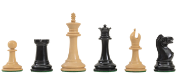 The Library Collection - The Anderssen Dropjaw Series Luxury Chess Pieces - 3'' King