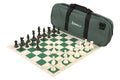 Chess.com Deluxe Chess Set Combination and Single Weighted Regulation Pieces | Vinyl Chess Board | Deluxe Bag