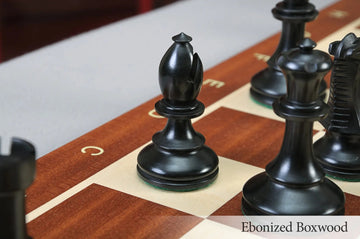 The B.H. Wood Tournament Series Wood Chess Set, Box, & Board Combination