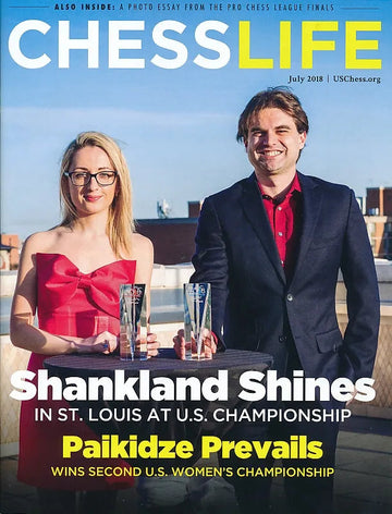 CLEARANCE - Chess Life Magazine - July 2018 Issue